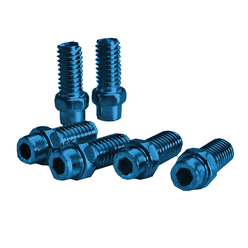 Perni Pedali (KIT) FREERIDER 8mm in Alluminio Blu - 40 Pezzi