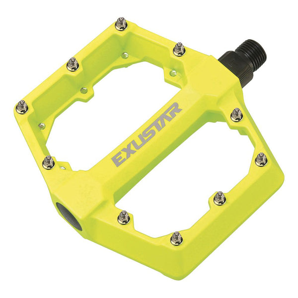 Pedali E-PB531 BMX/FREESTYLE in Alluminio Giallo - FLAT 105x108mm