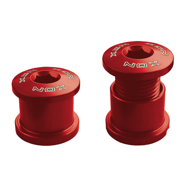 Vite M8x8mm Chiusura Guarnitura in Alluminio Rosso - 5 Pezzi