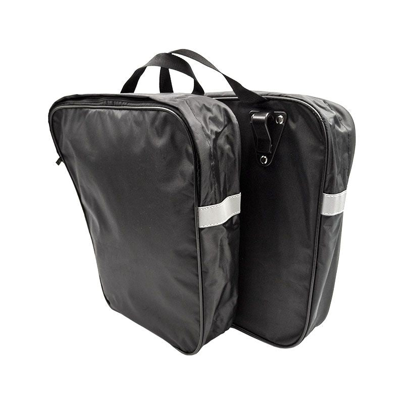 Borsa Laterale SPORT 20lt - 30/23x33x8cm in Nylon Nero (Coppia)