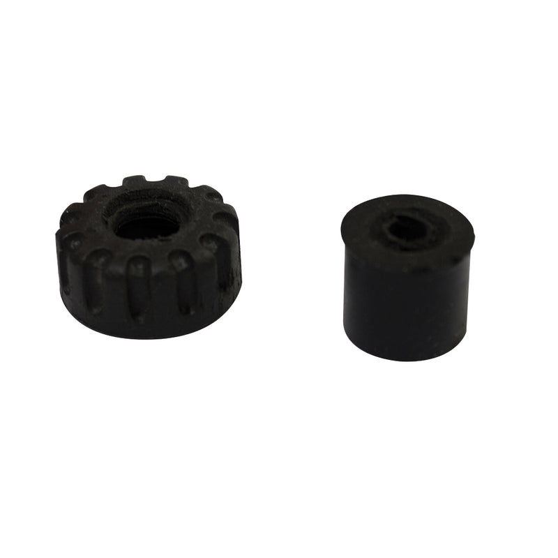 Kit Gomma + Tappo per Raccordo Diametro: 14x13mm Nero