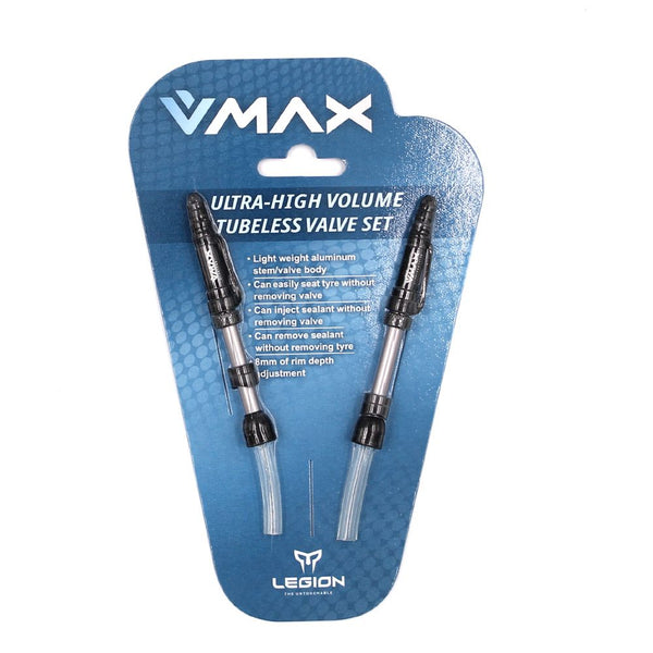 Valvola Tubeless V-MAX Lunghezza: 29-37mm in Alluminio (2 Pezzi)