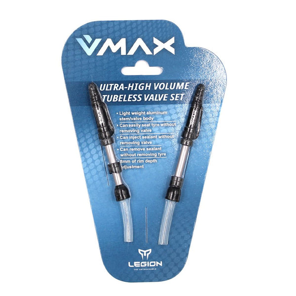 Valvola Tubeless V-MAX Lunghezza: 37-45mm in Alluminio (2 Pezzi)