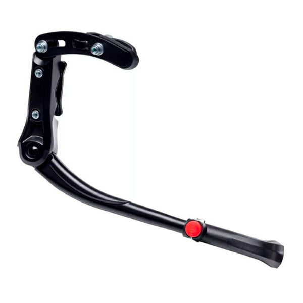 Cavalletto Regolabile per Bici 24/28 Alluminio Nero Braccio Snodabile