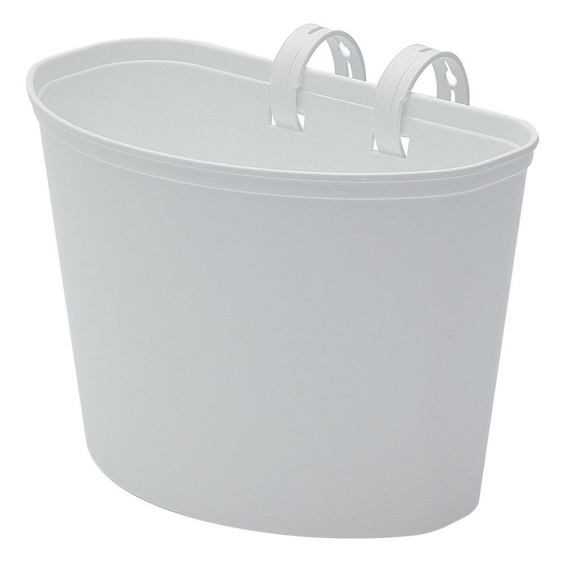 Cestino Bici Junior 20x11x14cm in Plastica Bianco