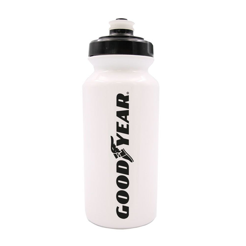 Borraccia GOODYEAR 500ml Bianco con Tappo ULTRA e Sponsor