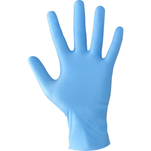 Guanti da Officina Monouso Taglia: XL in Nitrile Azzurro - 100 Pezzi