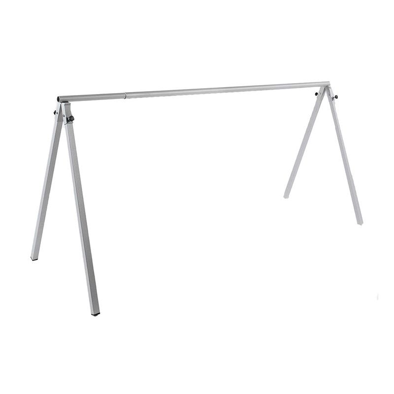 Espositore Orizzontale 110x80cm x Lunghezza: 180/300cm 5-8 Bici Grigio