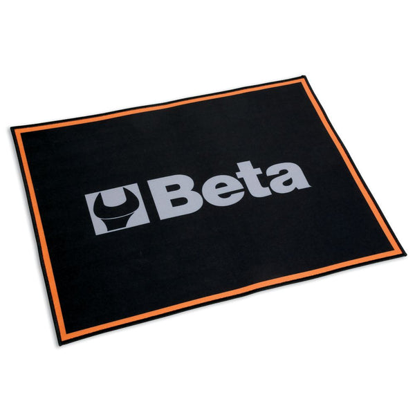 Tappeto con Logo BETA 80x60cm Nero