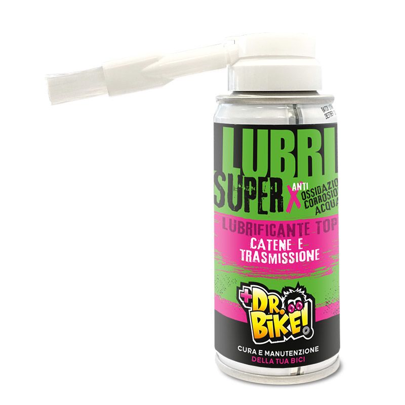 DR.BIKE LUBRIFICANTI - Lubrificante Catena SUPER con Pulitore - 100ml