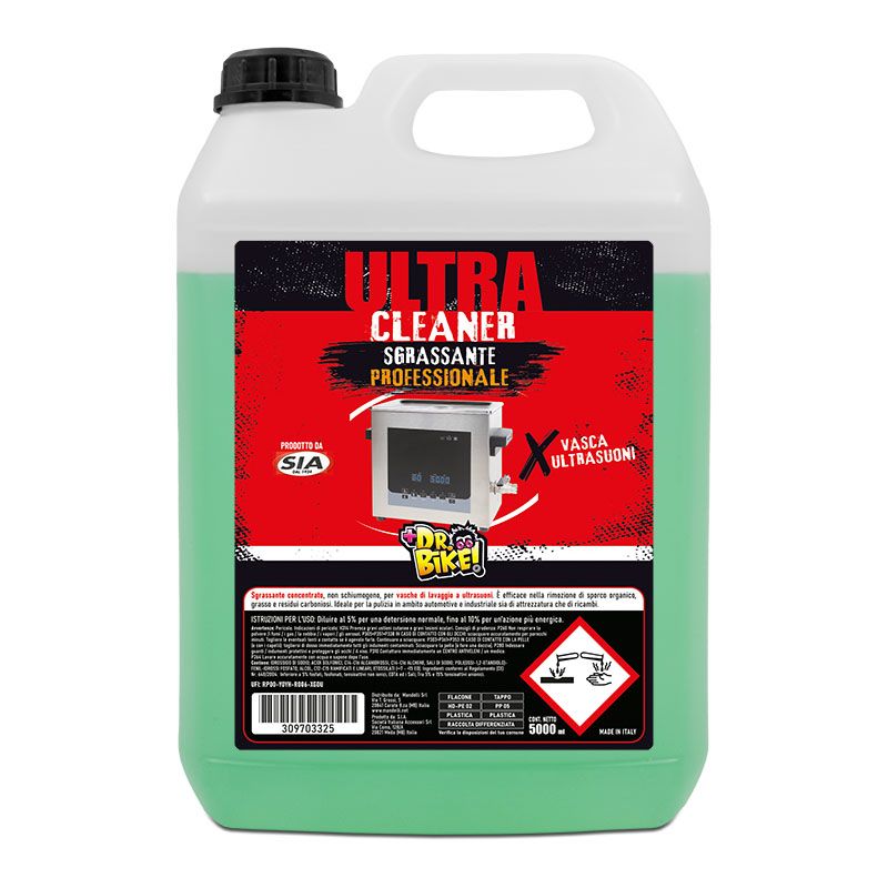 DR.BIKE OFFICINA - Liquido Vasca Ultrasuoni - ULTRA CLEANER - 5lt