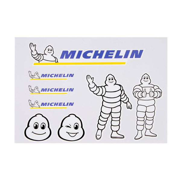 STICKER MICHELIN (10 FOGLI) 8 sticker per foglio