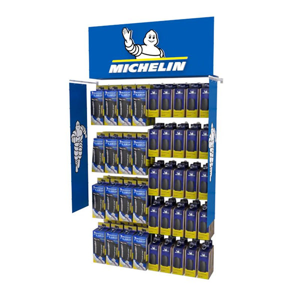 Espositore da Parete MICHELIN Testata 100x40cm e Pareti 100x25cm