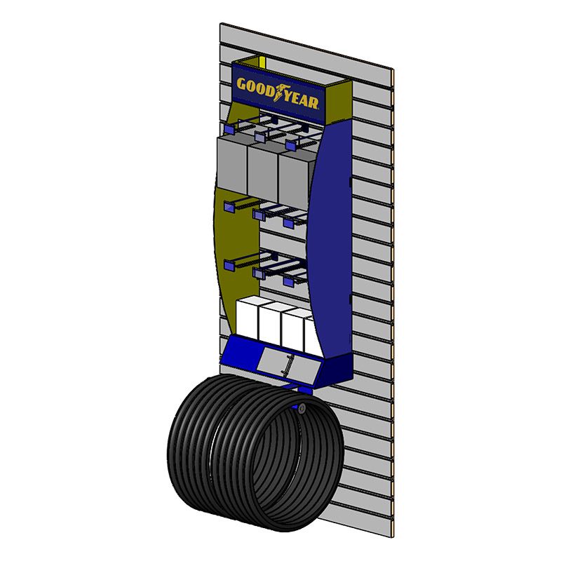 Espositore GOODYEAR 2400x1200x270mm