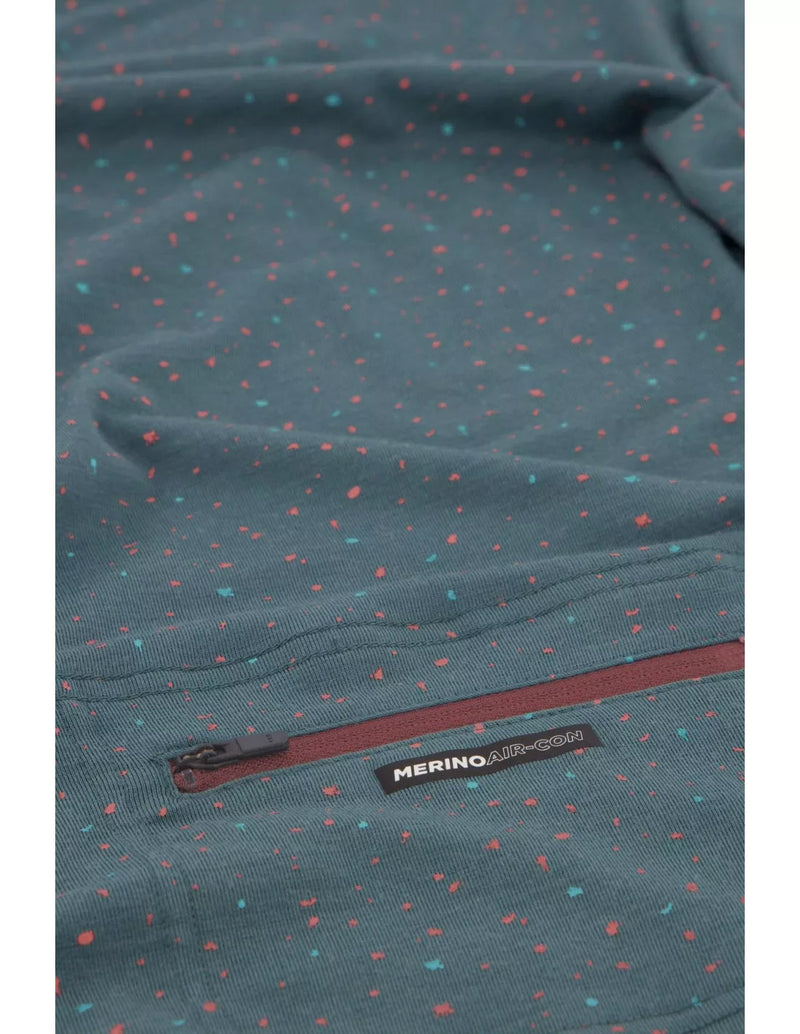 MONS ROYALE MTB-Damentrikot CADENCE HALF ZIP Kurzarm Terrazzo