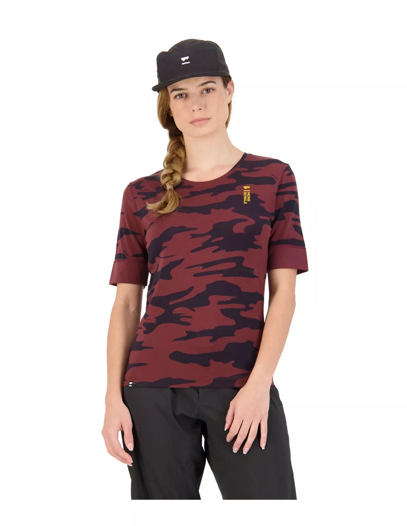 MONS ROYALE MTB Damen-Trikot CADENCE TEE AOP Kurzarm Chocalate Camo