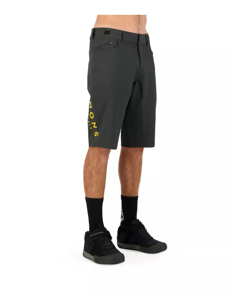 MONS ROYALE MTB Shorts Man MOMENTUM 2.0 BIKE SHORTS Black / Gold