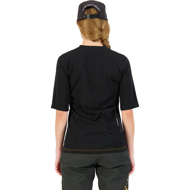 MONS ROYALE Maglia MTB Women REDWOOD ENDURO VT Manica Corta Black / Gold