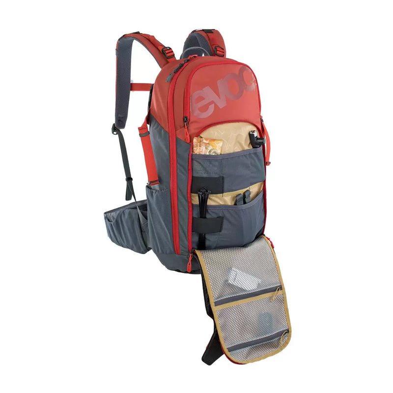 EVOC NEO 16L RUCKSACK ROT GRAU GRÖSSE: S/M